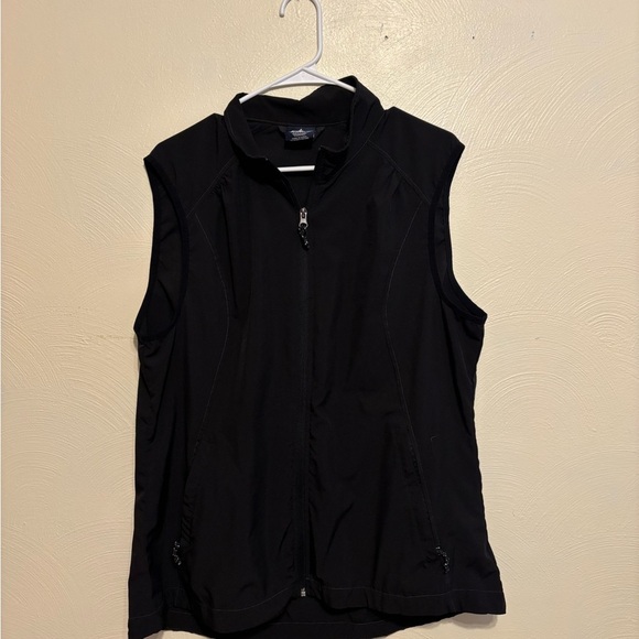 Charles River Black Zip-Up Vest - Picture 1 of 7
